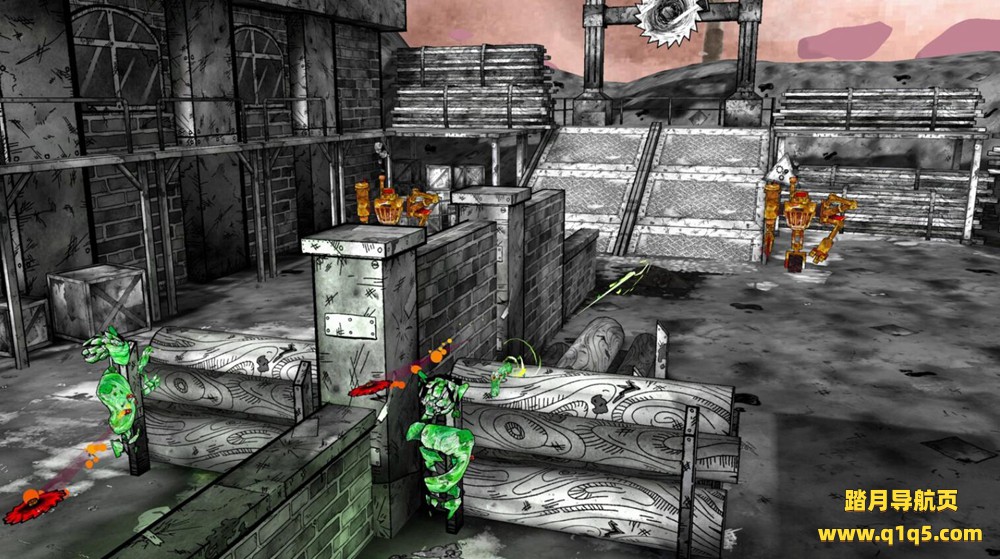 水彩射击元素（We Are One）