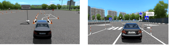 城市汽车驾驶练车模拟器（City Car Driving）