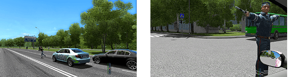 城市汽车驾驶练车模拟器（City Car Driving）