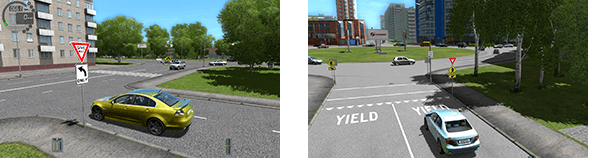 城市汽车驾驶练车模拟器（City Car Driving）