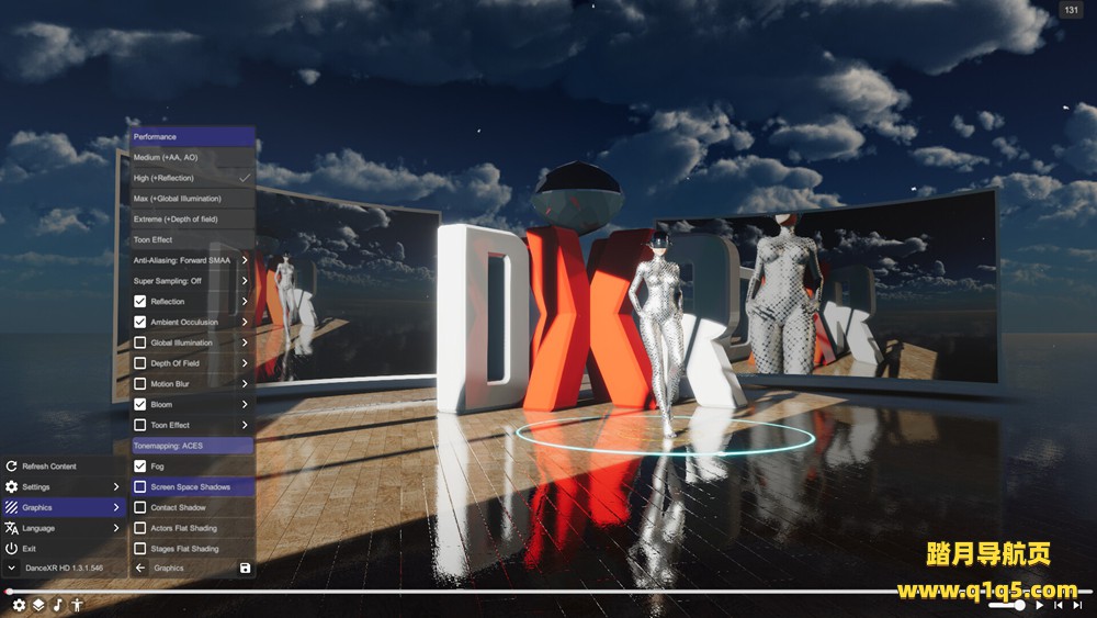 模型动作查看器 (DanceXR Pure)