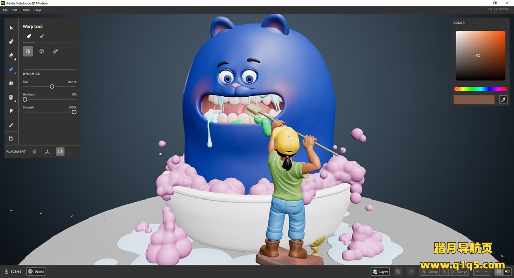 Adobe 物质 3D 建模器(Adobe Substance 3D Modeler)