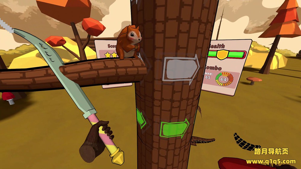 拿起斧头，砍树（Timberman VR）