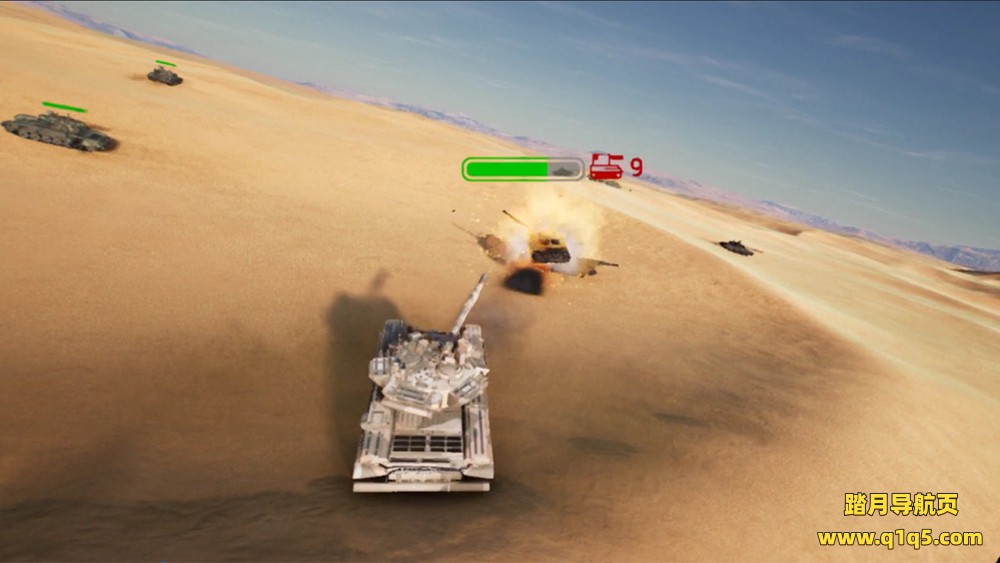 VR中的T90坦克战斗模拟器