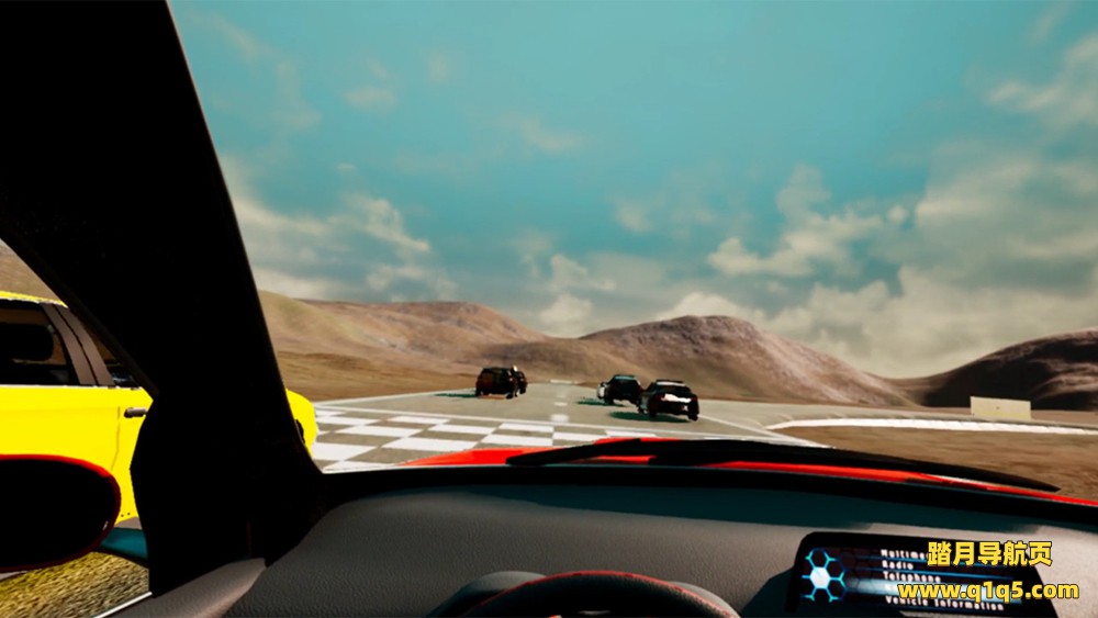 VR疯狂赛车碰撞