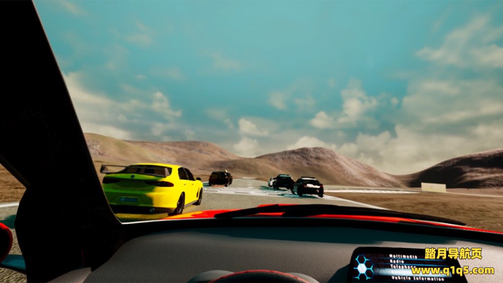 VR疯狂赛车碰撞