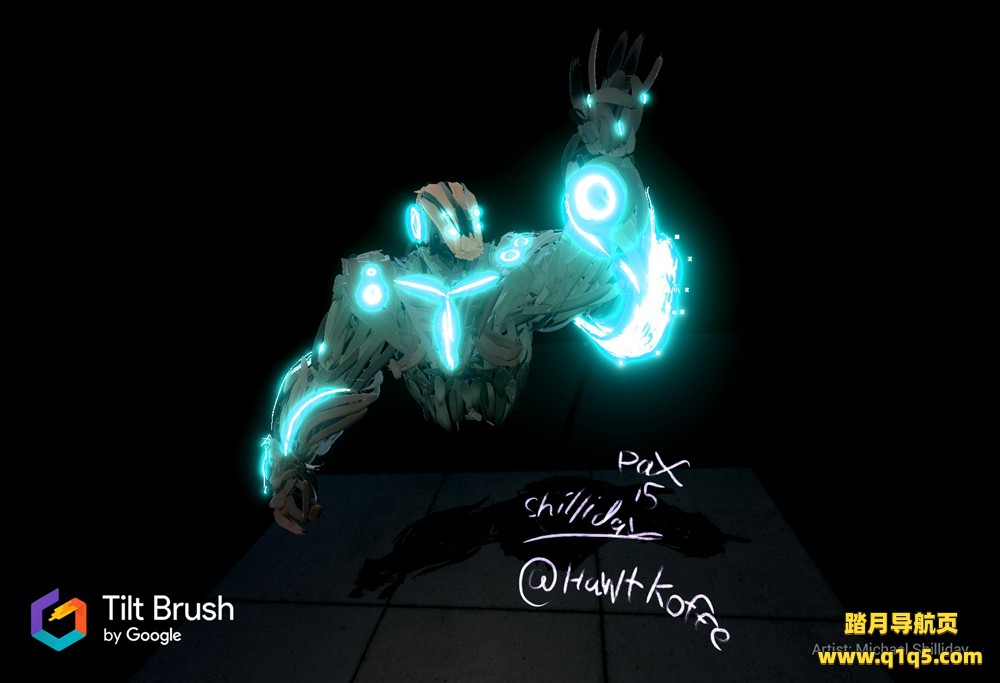 倾斜的刷子(谷歌绘画) Tilt Brush VR