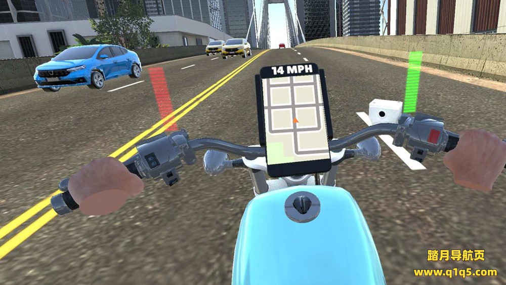 Meta Quest 游戏《摩托出租车》Moto Taxi