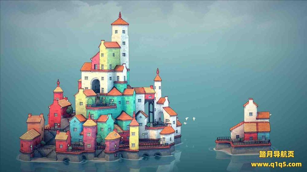 Oculus Quest 游戏《城镇叠叠乐》Townscaper