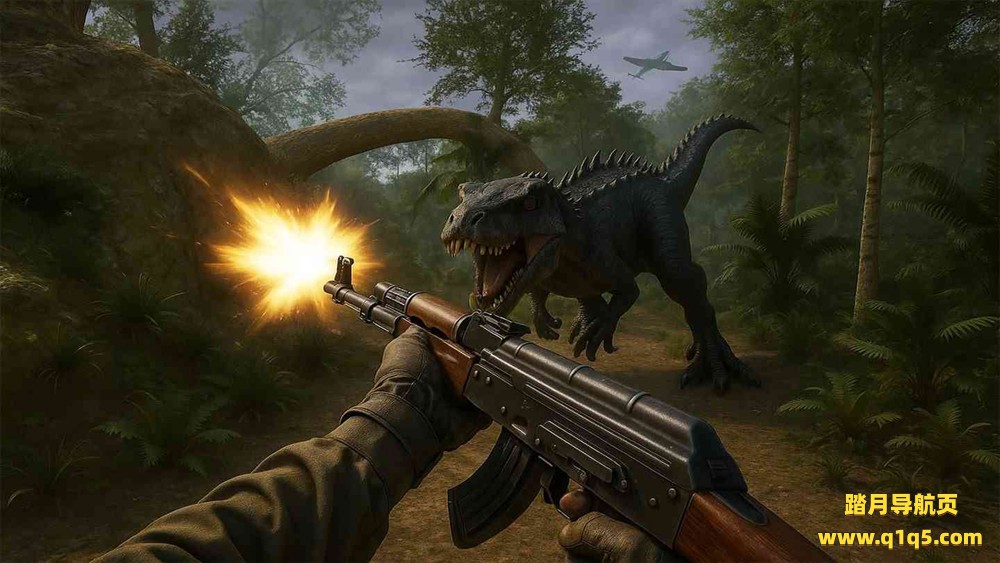 Meta Quest 游戏《侏罗纪动物园恐龙狩猎》Jurassic Zoo - Dinosaur Hunting