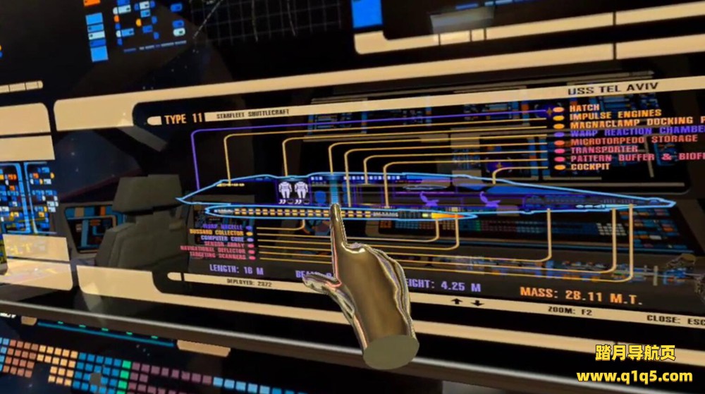 Oculus Quest 游戏《11 型穿梭机》Type 11