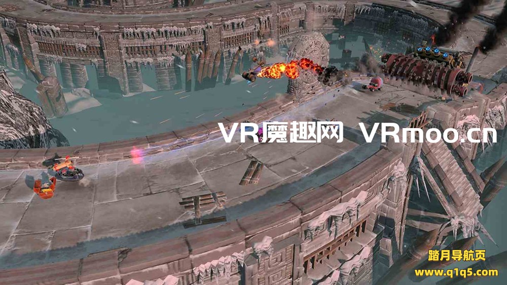 Meta Quest 游戏《火焰冲刺：星轨》BlazeRush- Star Track VR