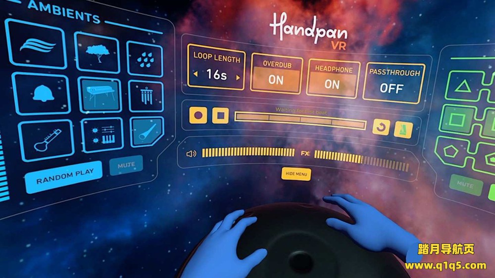 Oculus Quest 游戏《手碟 VR》Handpan VR