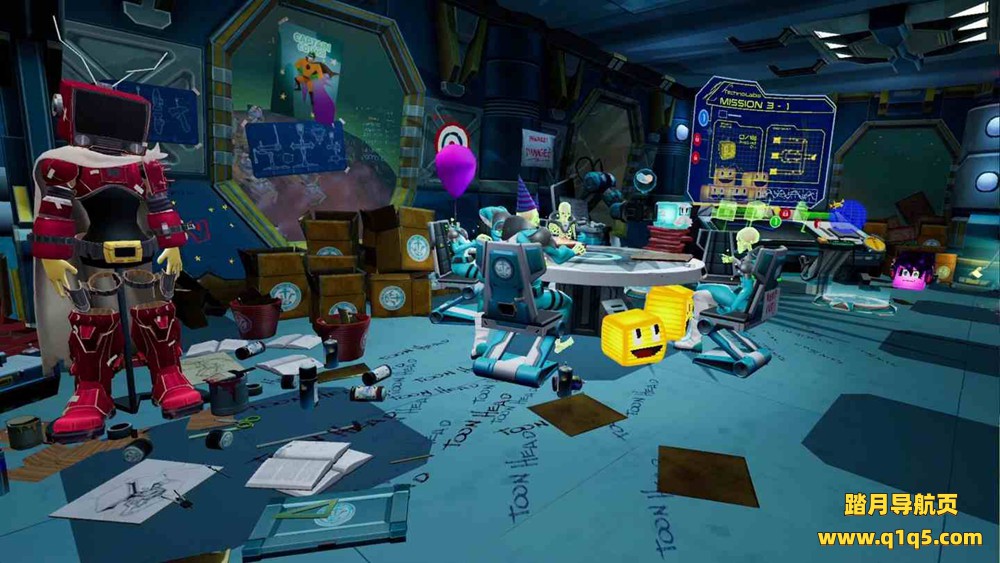 Oculus Quest 游戏《卡通头船长 vs 来自外太空的朋克VR》Captain ToonHead vs the Punks from Outer Space