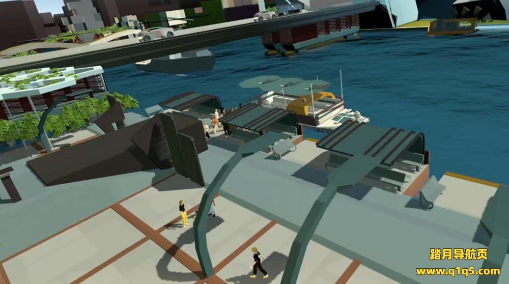 Oculus Quest 游戏《未来世界浮城》Future World Vision Floating City VR