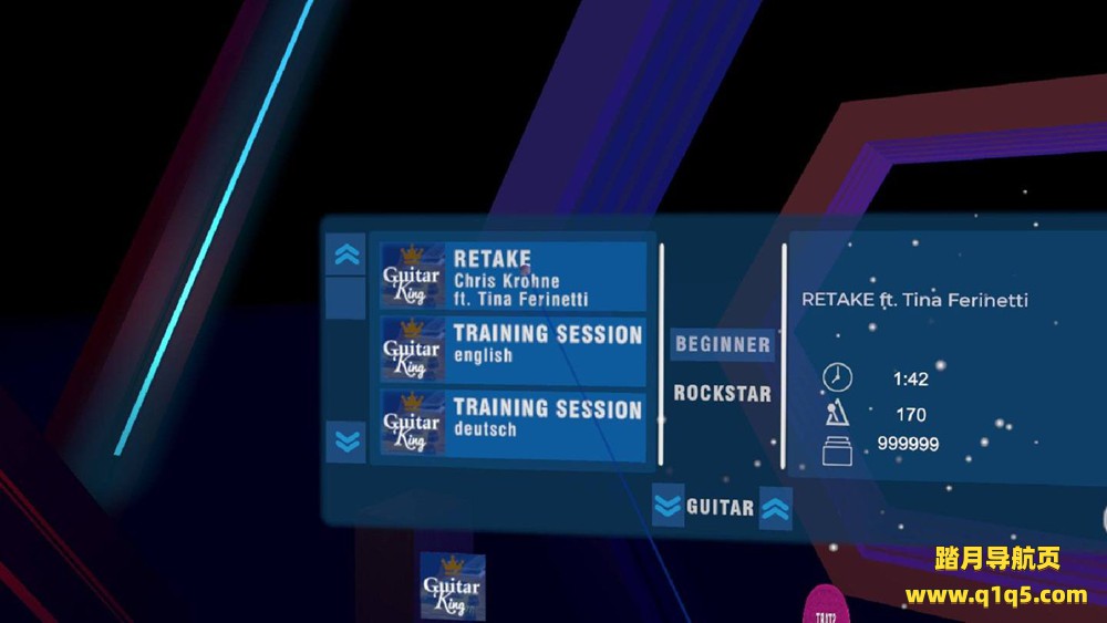 Oculus Quest 游戏《吉他王子》GuitarKingVR