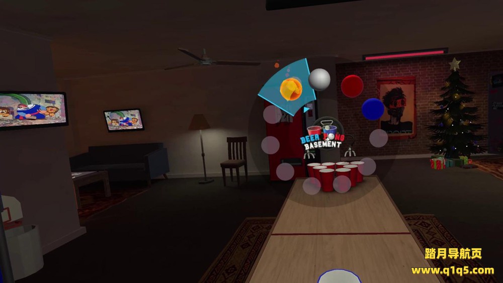 Oculus Quest 游戏《啤酒乒乓球地下室》Beer Pong Basement