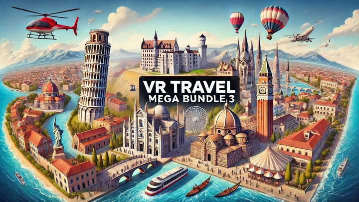 Meta Quest 应用《VR 旅行》Travel VR Mega – VRtravelX
