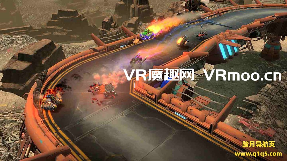 Meta Quest 游戏《火焰冲刺：星轨》BlazeRush- Star Track VR