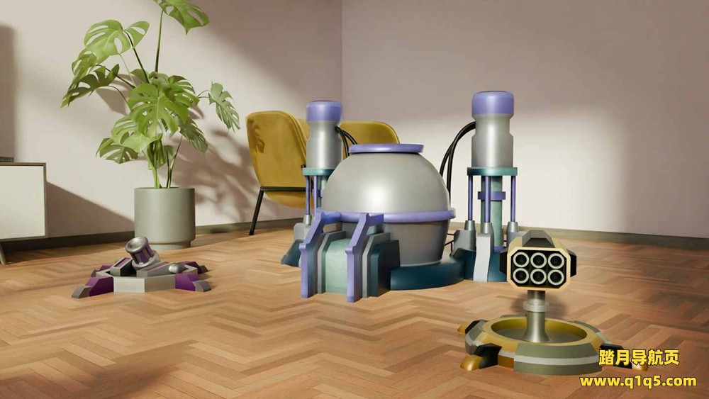 Oculus Quest 游戏《机器人防御》FortiCasa