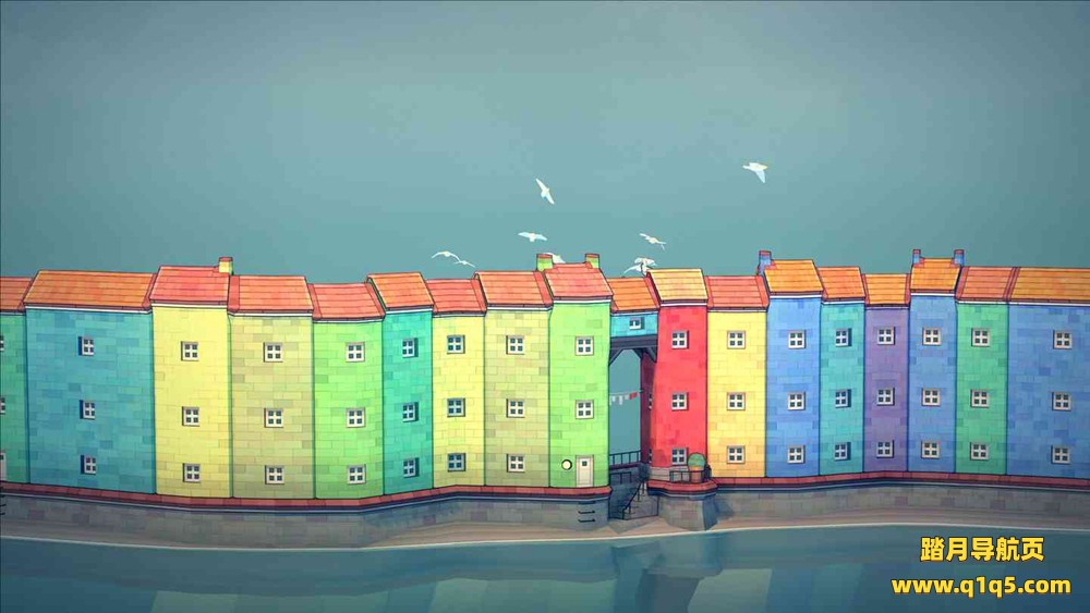 Oculus Quest 游戏《城镇叠叠乐》Townscaper