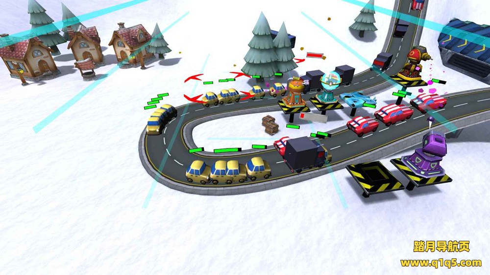 Oculus Quest 游戏《汽车塔防》Evil Robot Traffic Jam