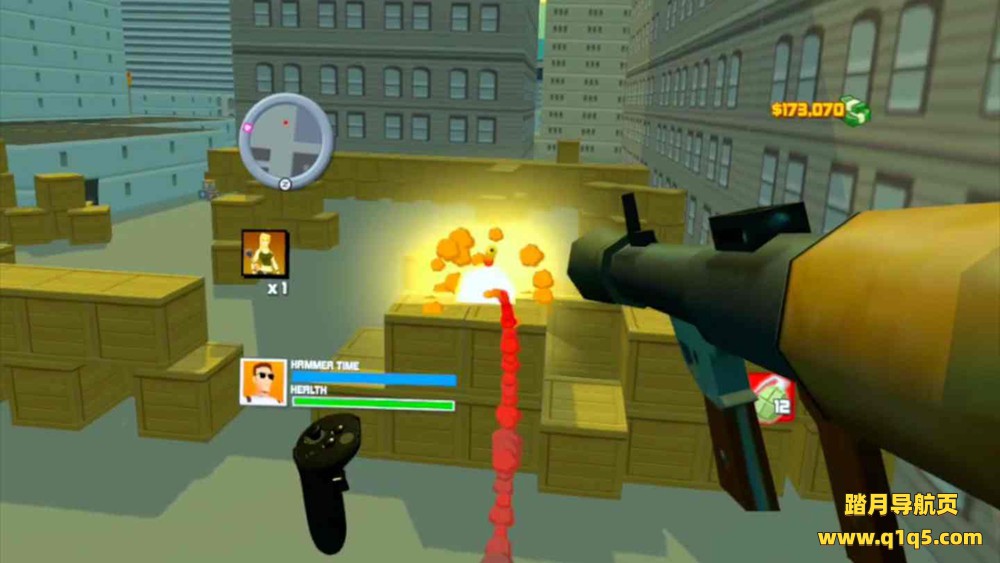 Oculus Quest 游戏《Hammer 2》卡通侠盗飞车 GTA VR