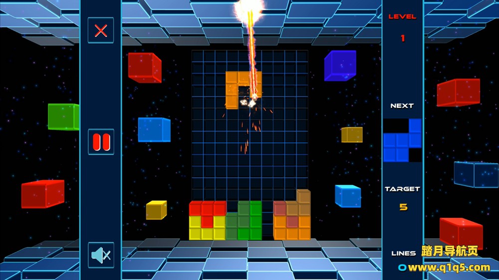 Oculus Quest 游戏《Shoottris VR》经典积木