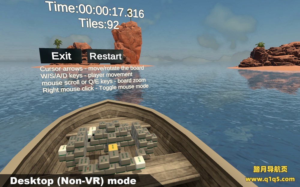 Meta Quest 游戏《3D Mahjong worlds》3D麻将世界