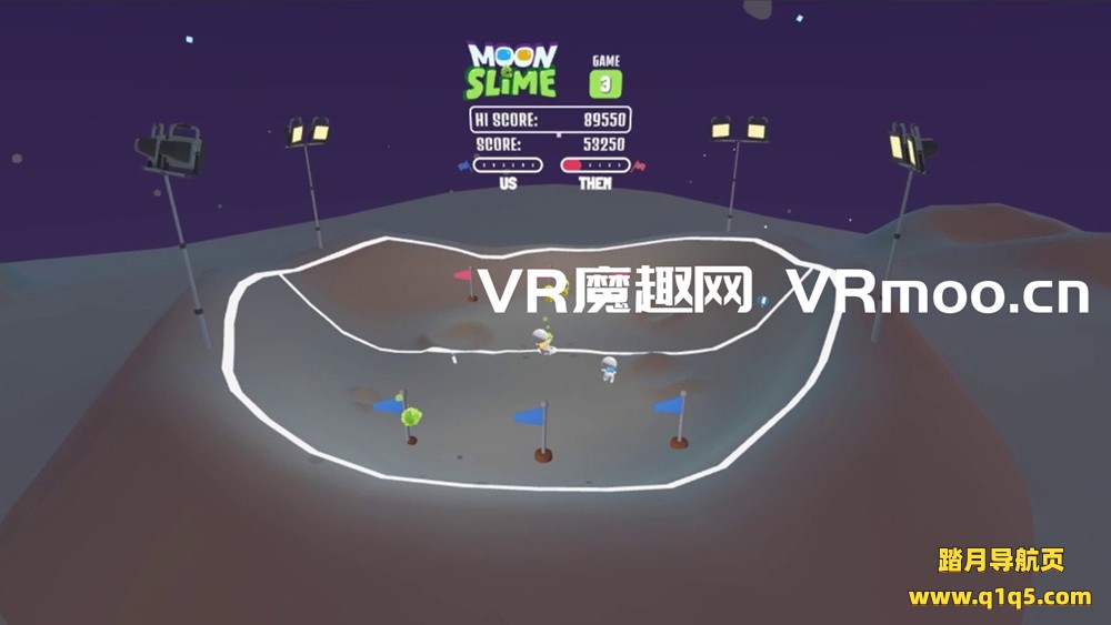 Oculus Quest 游戏《Moon Slime- Space Sport VR》月球史莱姆：太空运动