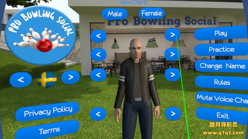 Oculus Quest 游戏《职业保龄球社交》Pro Bowling Social