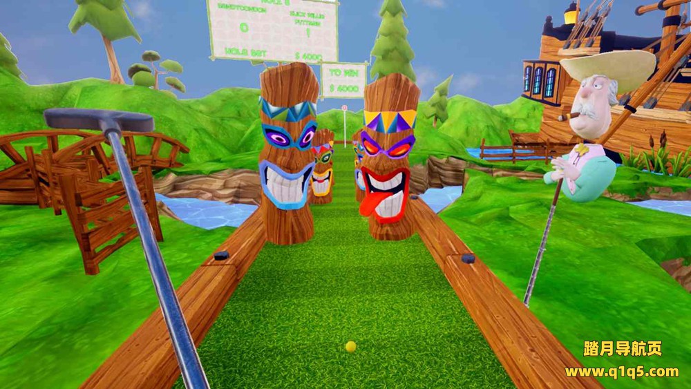 Oculus Quest 游戏《趣味迷你高尔夫》Mini Golf Hustler