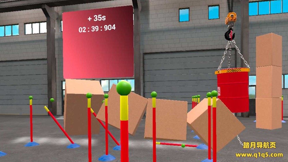 Oculus Quest 游戏《VR起重机模拟器》VR Crane Simulator