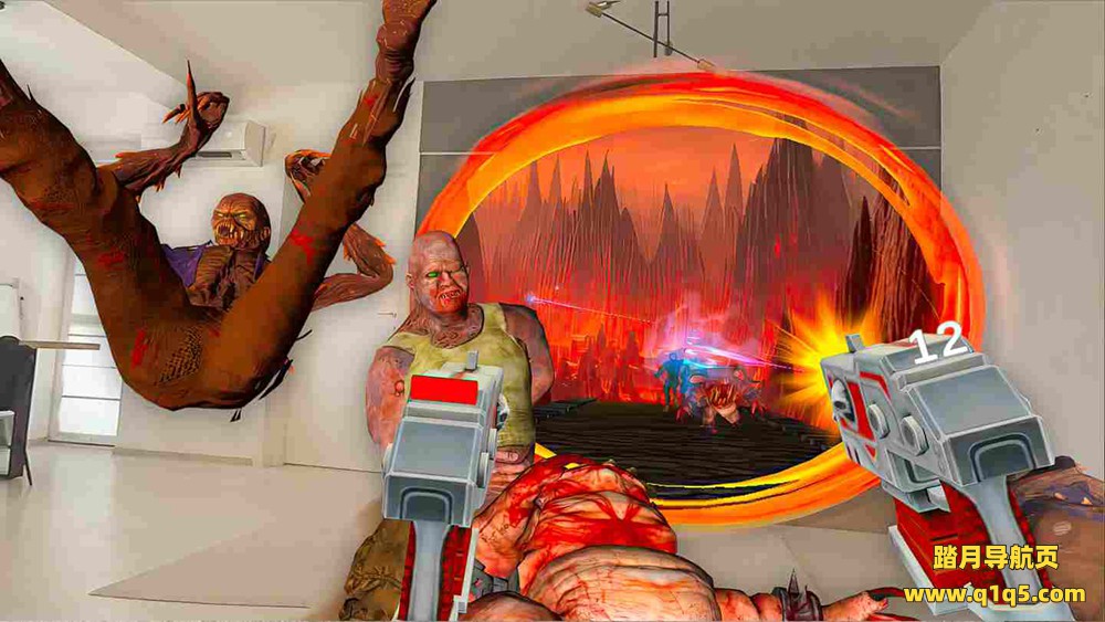 Oculus Quest 游戏《地狱部落》Hell Horde- Mixed Reality Survival