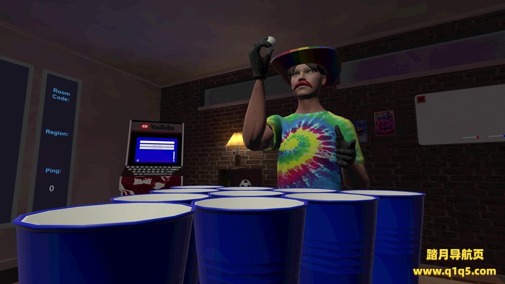 Oculus Quest 游戏《啤酒乒乓球地下室》Beer Pong Basement