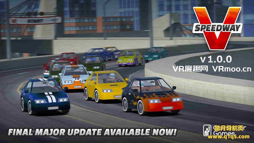 Oculus Quest 游戏《V-Speedway》模拟赛车驾驶VR