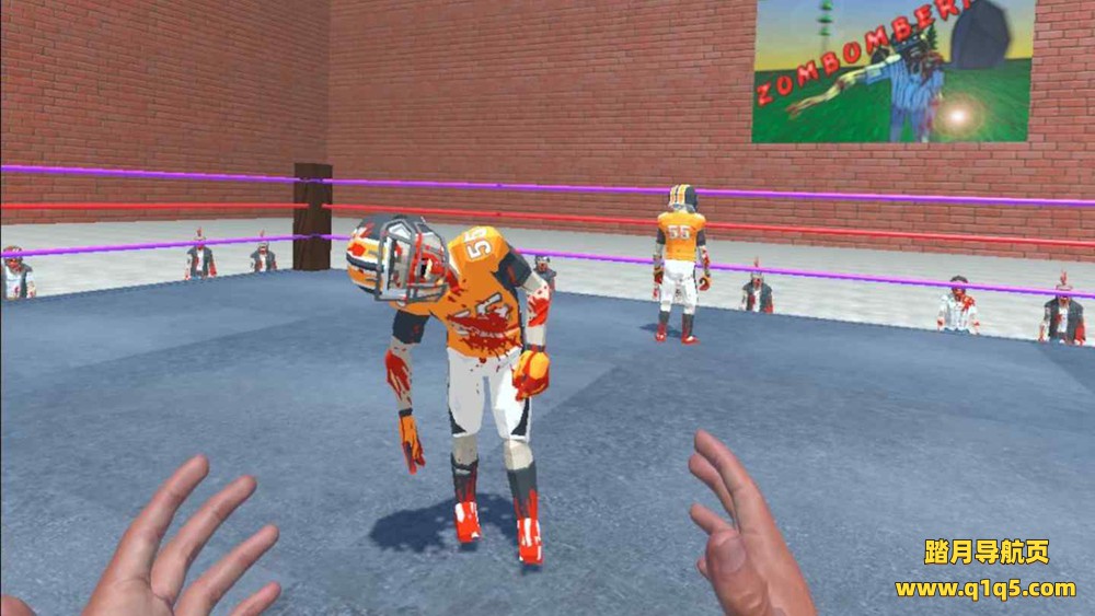 Meta Quest 游戏《僵尸大兵》Zombomber