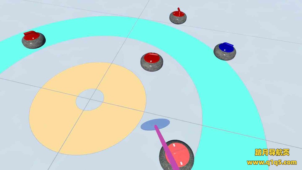 Meta Quest 游戏《冰壶一》Curling One