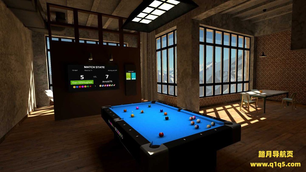 Oculus Quest 游戏《黑洞台球 精简版》Black Hole Pool Lite
