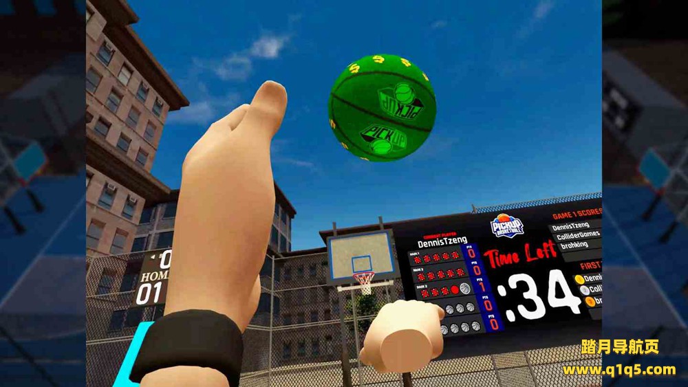 Oculus Quest 游戏《街头篮球VR》Pickup Basketball VR