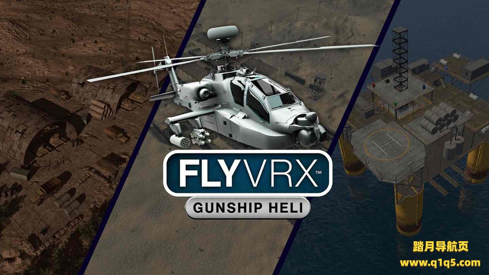 Meta Quest 游戏《军用武装直升机战争》FlyVRX – Military Gunship Helicopter War