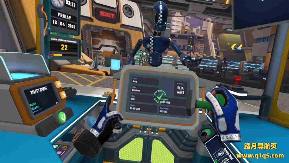 Oculus Quest 游戏《边境机器人 VR》Border Bots VR