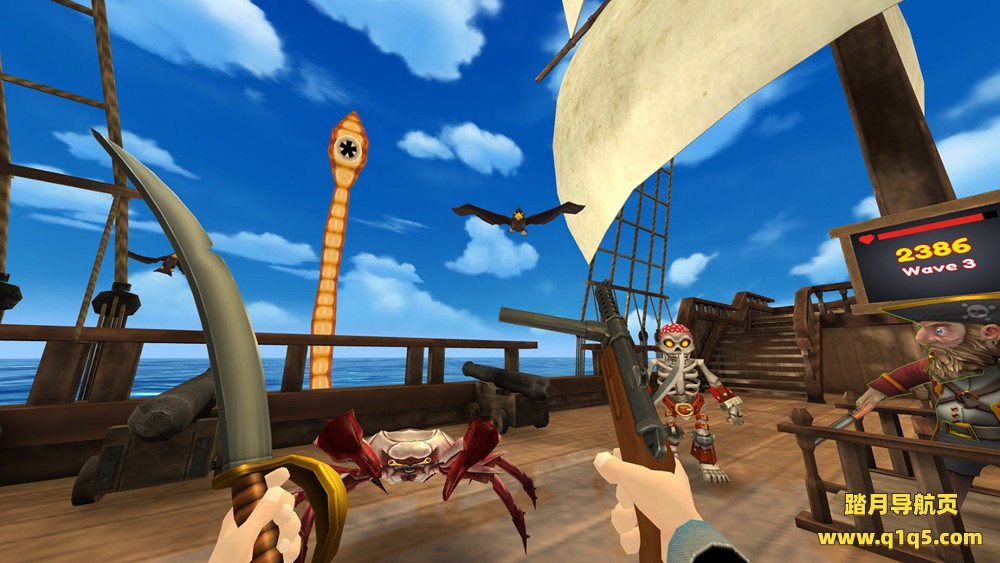Oculus Quest 游戏《甲板上的海盗》Pirates on Deck VR