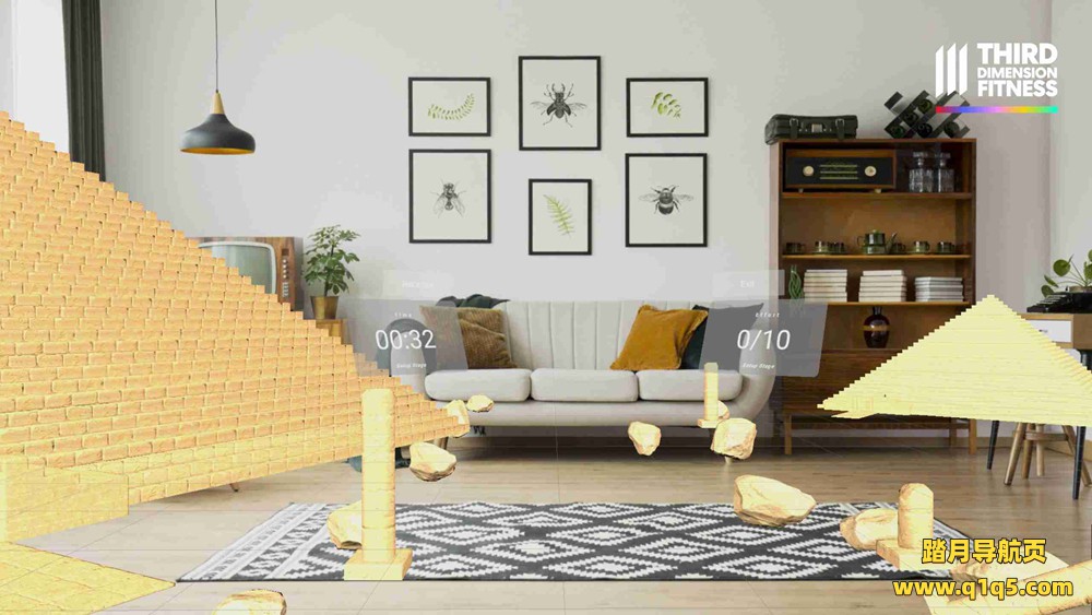 Oculus Quest 游戏《三维健身》Third Dimension Fitness