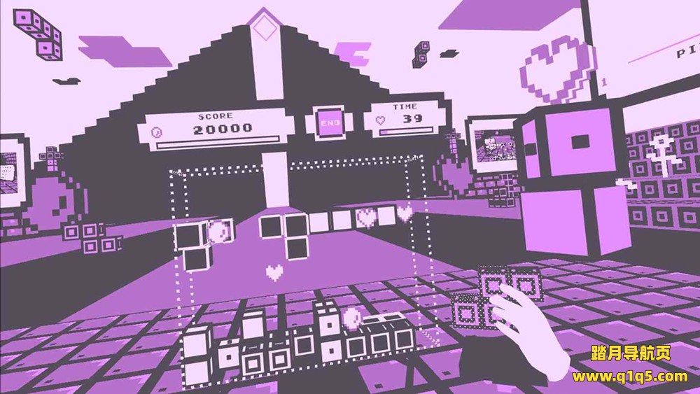 Oculus Quest 游戏《Vetrix VR》三维俄罗斯方块