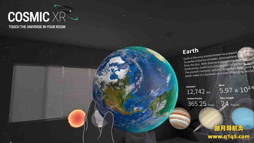 Meta Quest 游戏《房间里的宇宙XR空间》Cosmic XR – Space In Your Room