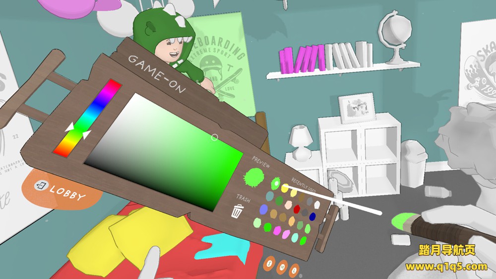 OculusQuest 游戏《滑稽的配色玩家》Colorway Antics