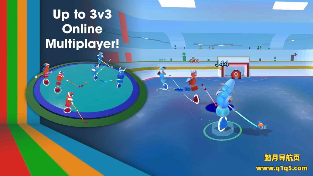 Oculus Quest 游戏《卡通冰球》Hockey Bockey