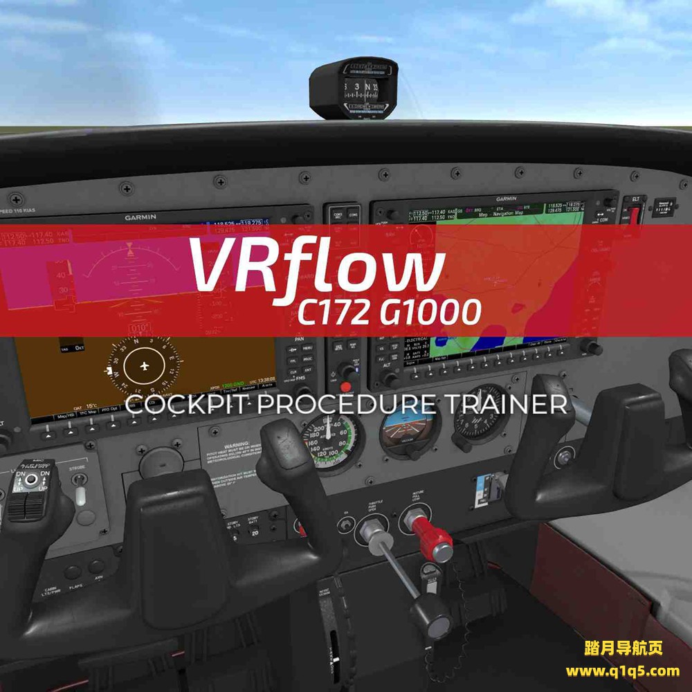 Meta Quest 游戏《飞行模拟 空客C172S G1000》VRflow C172S G1000