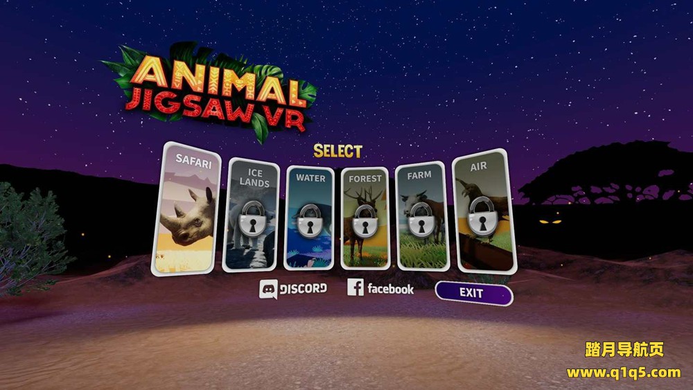 Oculus Quest 游戏《动物拼图》Animal Jigsaw VR